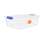 32L Underbed Storage Box with Blue Clippy Lid