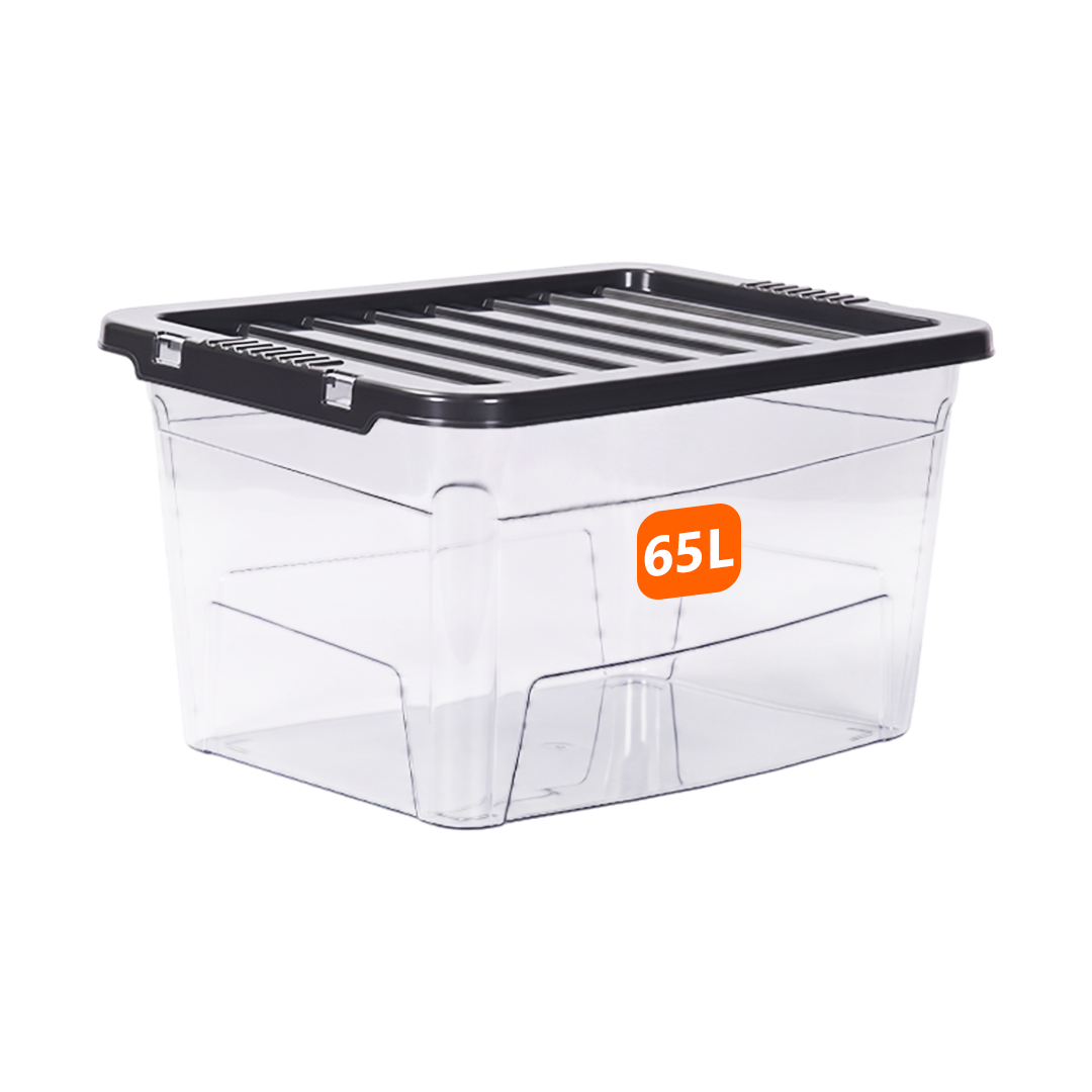 65L Clear Plastic Storage Box