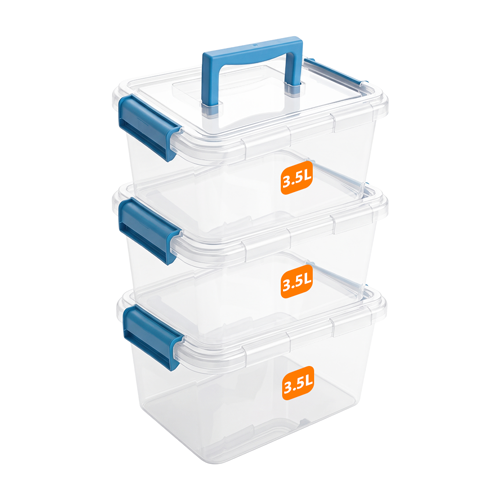 15L Plastic Storage Box with Clippy Lid