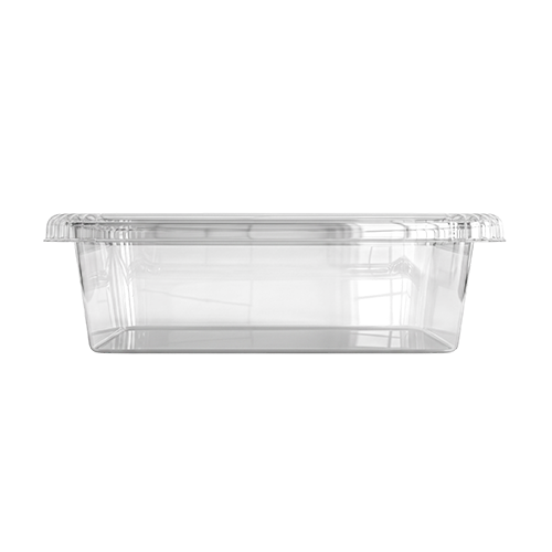 6L Plastic Storage Box with Black Lid