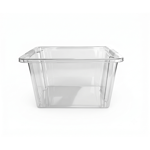 35L Plastic Storage Box with Black Lid