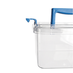 3.5L Plastic Storage Box with Blue Clippy Lid