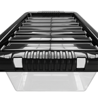 6L Plastic Storage Box with Black Lid